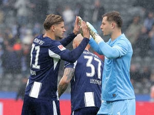 Innenverteidiger Marton Dardai (links) und Torhüter Tjark Ernst sind zwei Garanten für die defensive Stabilität von Hertha BSC.