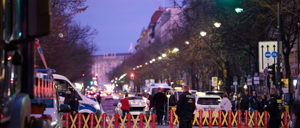 Wegen der Staatsbesuche kam es in Berlin zu Absperrungen vor allem im Regierungsviertel.