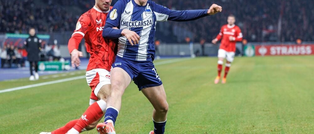 Kennet Eichhorn (r.) hat bei Hertha BSC mehrere Rekorde aufgestellt. (Archivbild)