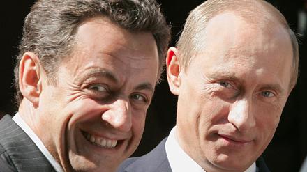 Nicolas Sarkozy und Wladimir Putin