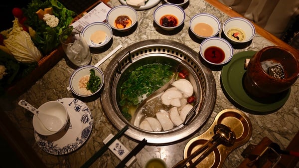 Hot Pot Restaurant in China.