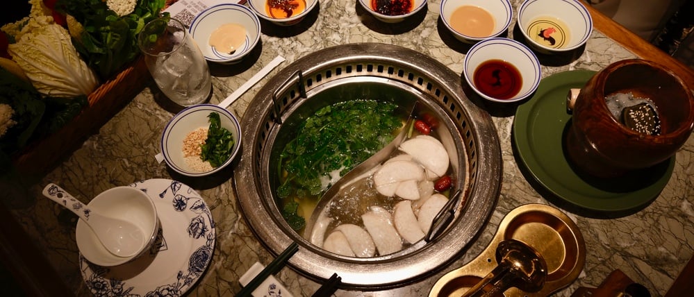 Hot Pot Restaurant in China.