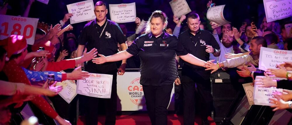 Comeback im Ally Pally: Beau Greaves. (Archivbild)