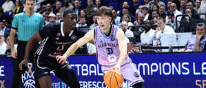 Beim Sieg gegen Sabah zeigte Bennet Hundt mit 14 Punkten und elf Assists seine stärkste Leistung im Alba-Trikot. 