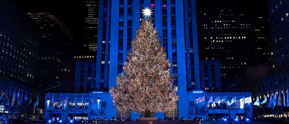 Der Weihnachtsbaum vor dem Rockefeller Center ist der berühmteste der Stadt.
