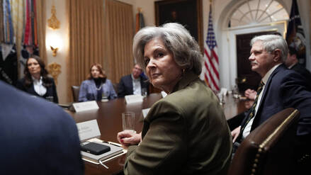 Susie Wiles im Weißen Haus. 