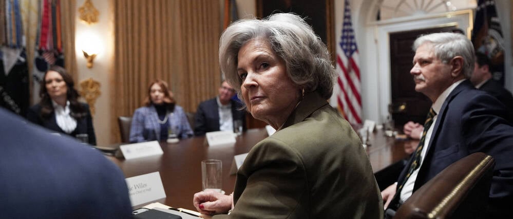 Susie Wiles im Weißen Haus. 