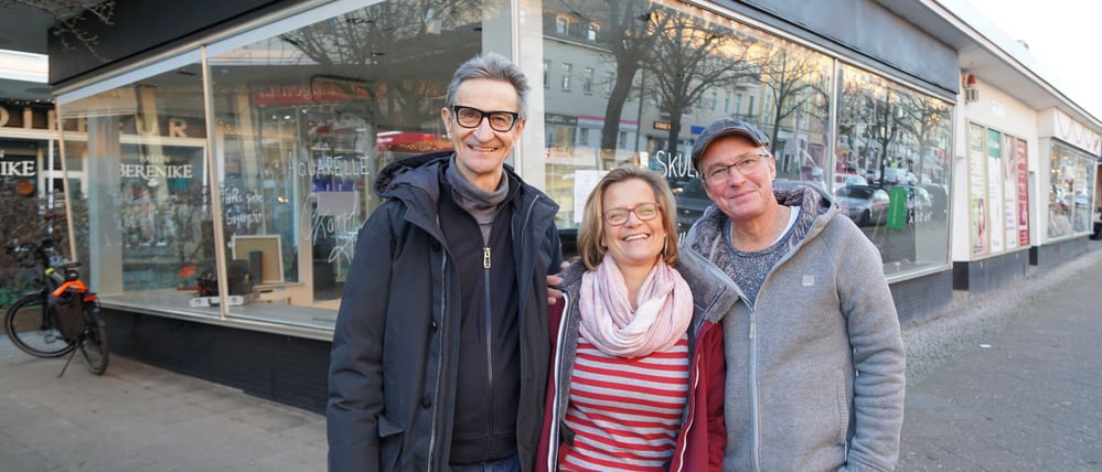Drei engagierte Bürger eröffnen den Kunst- und Kulturort "Art Pavillon '61" in Berlin-Schmargendorf.