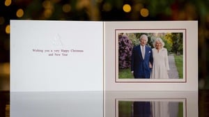 Die diesjährige Weihnachtskarte von König Charles und Königin Camilla. 