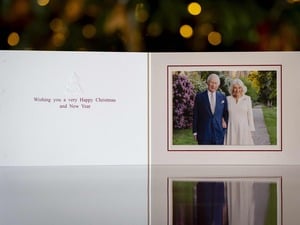 Die diesjährige Weihnachtskarte von König Charles und Königin Camilla. 