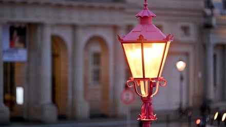 Potsdamer Stadtbeleuchtung im Blick.