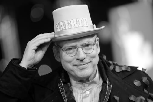 Rosa von Praunheim war für seine exzentrischen Auftritte in der Öffentlichkeit berühmt.