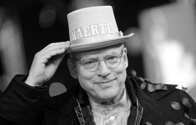 Rosa von Praunheim war für seine exzentrischen Auftritte in der Öffentlichkeit berühmt.