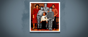 Die Familie Pantisano in den 80er Jahren: Von links nach rechts: Mutter Maria, Leonardo, Cataldo, Alfonso, Vater Giuseppe. Vorn steht der jüngste Sohn, Luigi.