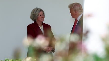 Mächtiges Duo: US-Präsident Donald Trump und seine Stabschefin Susie Wiles.