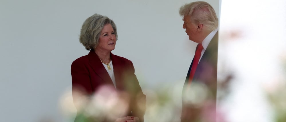 Mächtiges Duo: US-Präsident Donald Trump und seine Stabschefin Susie Wiles.