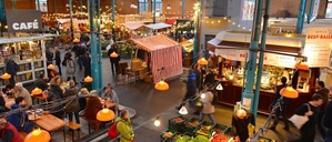 Die Markthalle 9 bietet außergewöhnliche Speisen. 