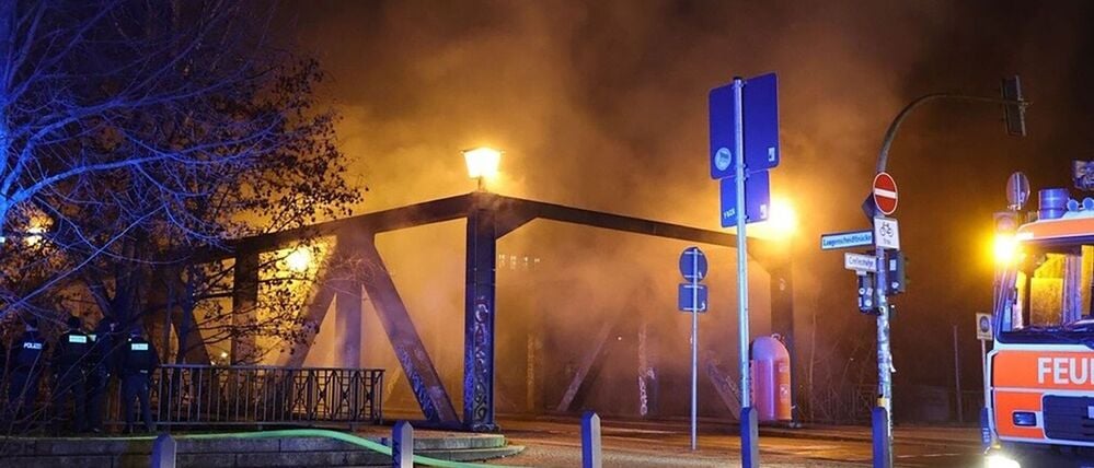 Niemand wurde bei dem Feuer verletzt.