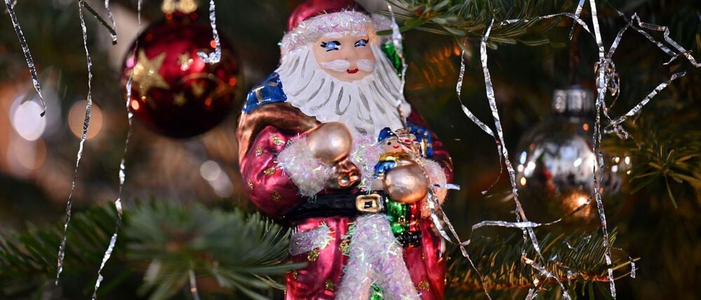 Lametta gehörte auf den Weihnachtsbaum.