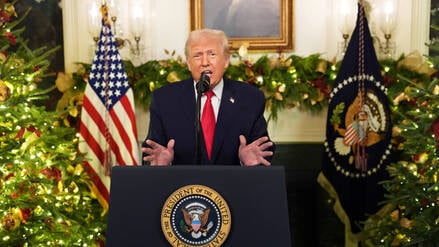 US-Präsident Donald Trump warb am Mittwochabend für seine Wirtschaftspolitik.