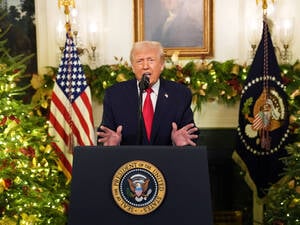 US-Präsident Donald Trump warb am Mittwochabend für seine Wirtschaftspolitik.