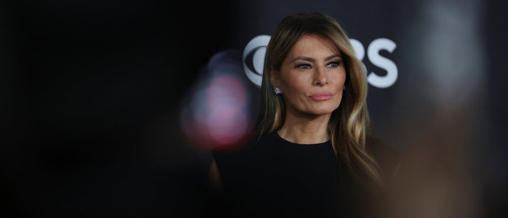 First Lady Melania Trump auf dem roten Teppich bei den Kennedy Center Honors.