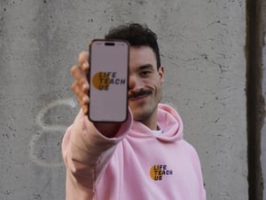 Ludwig Thiede, Gründer des Start-ups „Life Teach Us“.