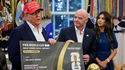 Donald Trump hat schon sein Ticket für die WM.