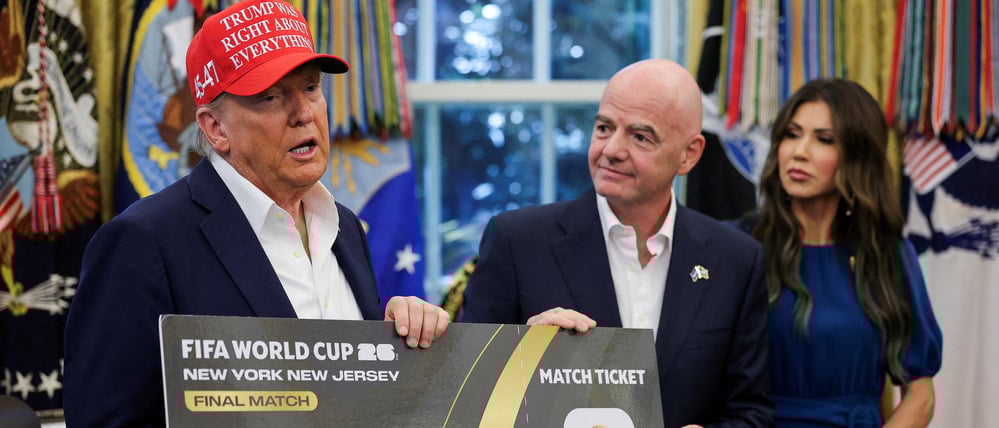 Donald Trump hat schon sein Ticket für die WM.
