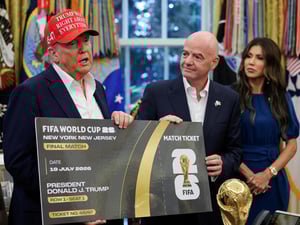 Donald Trump hat schon sein Ticket für die WM.