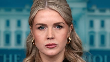 Die Pressesprecherin des Weißen Hauses, Karoline Leavitt, hält am 11. Dezember 2025 eine Pressekonferenz im Weißen Haus ab.