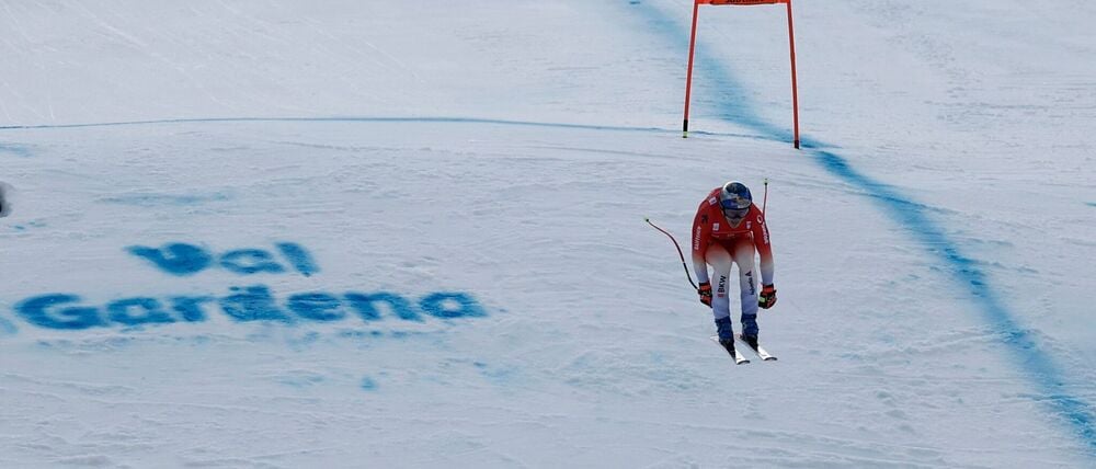 Marco Odermatt zeigte auf der Saslong-Piste wieder mal eine famose Fahrt.