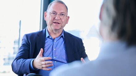 Verdi-Chef Frank Werneke: „Es ist da eine sehr kämpferische Stimmung.“