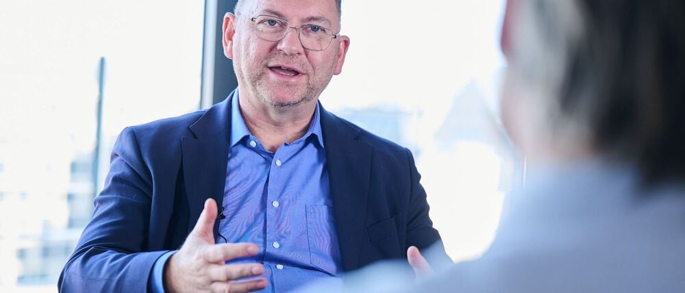 Verdi-Chef Frank Werneke: „Es ist da eine sehr kämpferische Stimmung.“