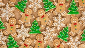 Weihnachtliche Lebkuchen.