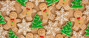 Weihnachtliche Lebkuchen.