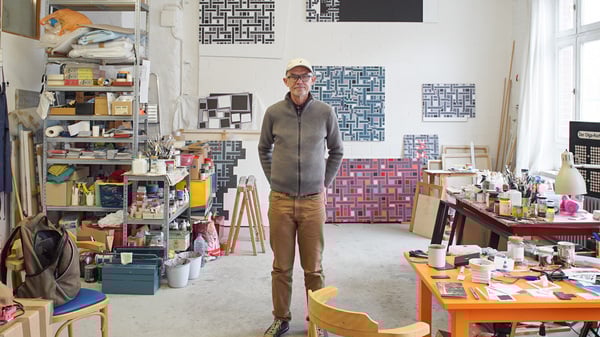 Michael Hauffen ist einer der Künstler mit einem Atelier in der Hobrechtstraße 31.