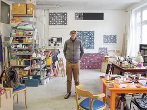 Michael Hauffen ist einer der Künstler mit einem Atelier in der Hobrechtstraße 31.