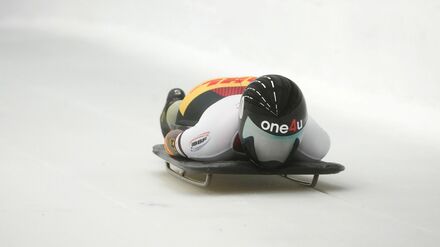  Hannah Neise aus Deutschland in Aktion während des ersten Durchgangs. Für das Podium reichte es nicht.