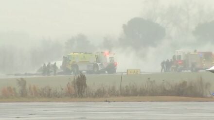 Ein Flugzeug ist an einem Regionalflughafen in North Carolina abgestürzt.