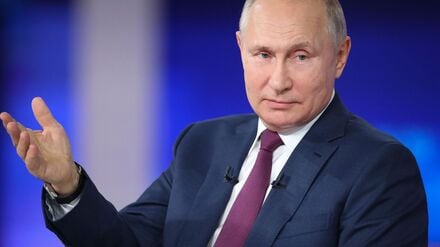 Kremlchef Putin wird in einer mehrstündigen TV-Show seine Sicht auf die Weltlage schildern. (Archivbild)