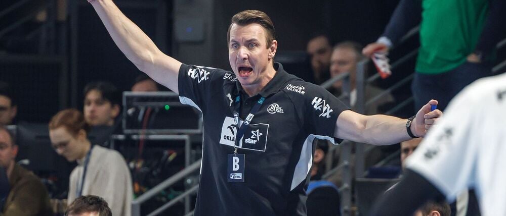 THW-Coach Filip Jicha kritisiert die Schiedsrichterleistung massiv. 