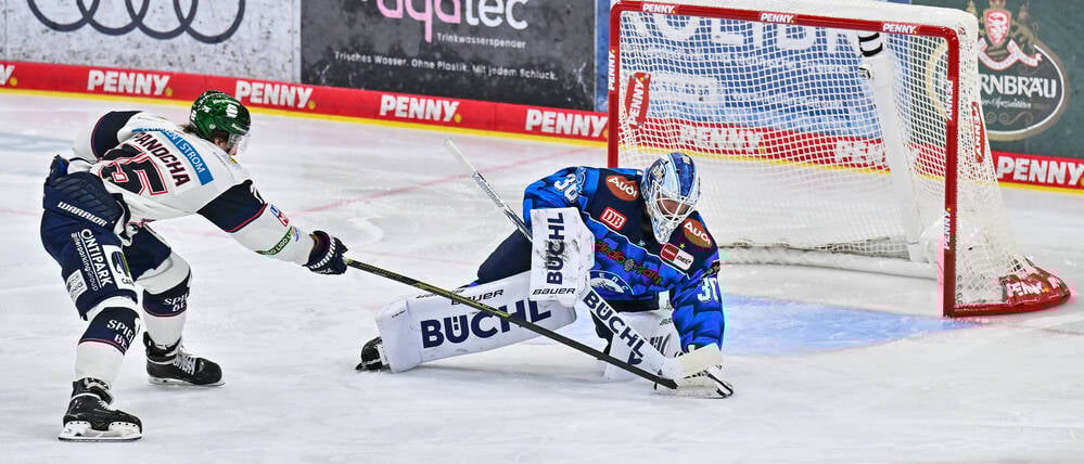 Die Eisbären waren offensiv in Ingolstadt gut dabei, wackelten dafür hinten aber gewaltig.