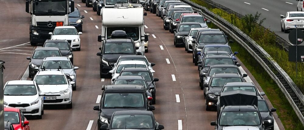 Stau auf der Autobahn. (Symbolbild)