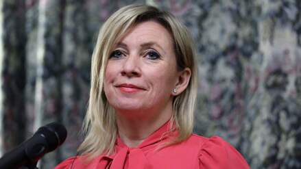 Spokeswoman of the Russian Foreign Ministry Maria Zakharova attends a press conference following talks between Russian Foreign Minister and Iranian Foreign Minister in Moscow on December 17, 2025. (Photo by Ramil Sitdikov / POOL / AFP)