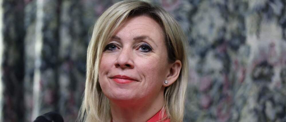 Spokeswoman of the Russian Foreign Ministry Maria Zakharova attends a press conference following talks between Russian Foreign Minister and Iranian Foreign Minister in Moscow on December 17, 2025. (Photo by Ramil Sitdikov / POOL / AFP)