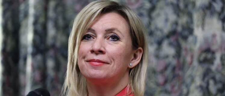 Spokeswoman of the Russian Foreign Ministry Maria Zakharova attends a press conference following talks between Russian Foreign Minister and Iranian Foreign Minister in Moscow on December 17, 2025. (Photo by Ramil Sitdikov / POOL / AFP)