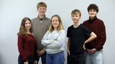 Sie wollen sich künftig in Potsdams Politik einmischen. V.l.: Käthe Tappert, Eric Ricken, Liesel Kuba, Jonas Fadtke und Jakob Kretschmer.