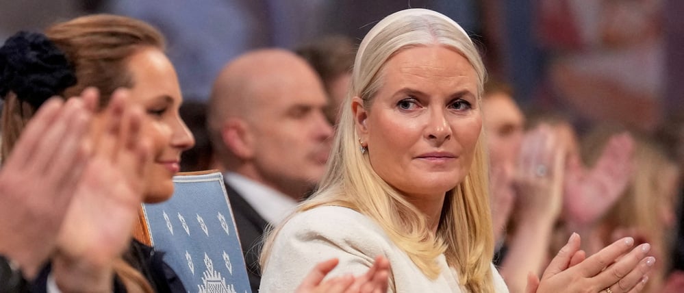 Mette-Marit von Norwegen bei der Verleihung des Friedensnobelpreises am 10. Dezember.