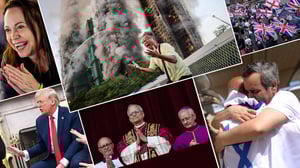 Politische Augenblicke, die die Welt 2025 bewegten. 